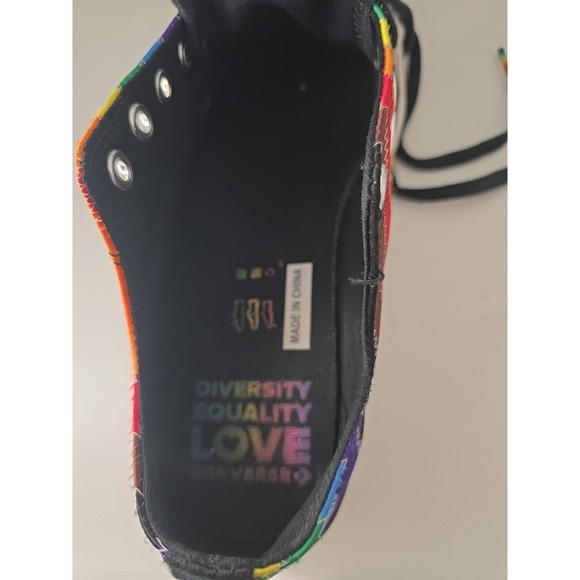 Converse Chuck 70 Low Pride - Rainbow - 167756C  Men Size 8 - Picture 9 of 10